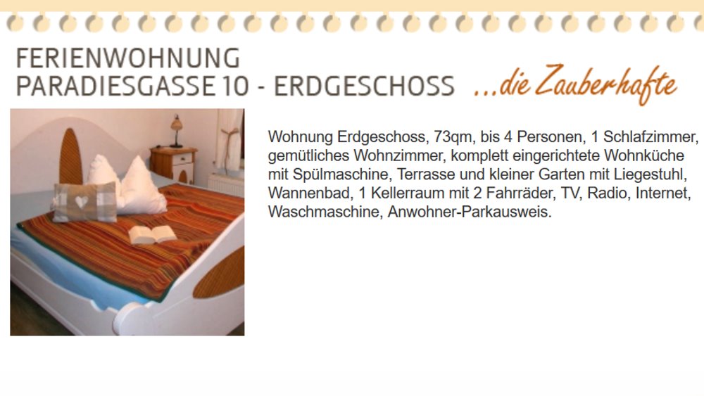 Monteurunterkunft in Amberg Monteurwohnung im Erdgeschoss