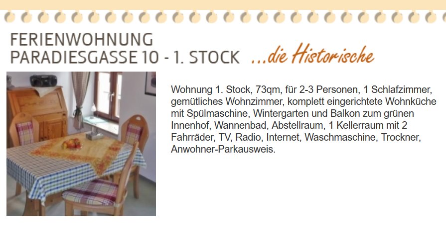 Monteurzimmer in Amberg