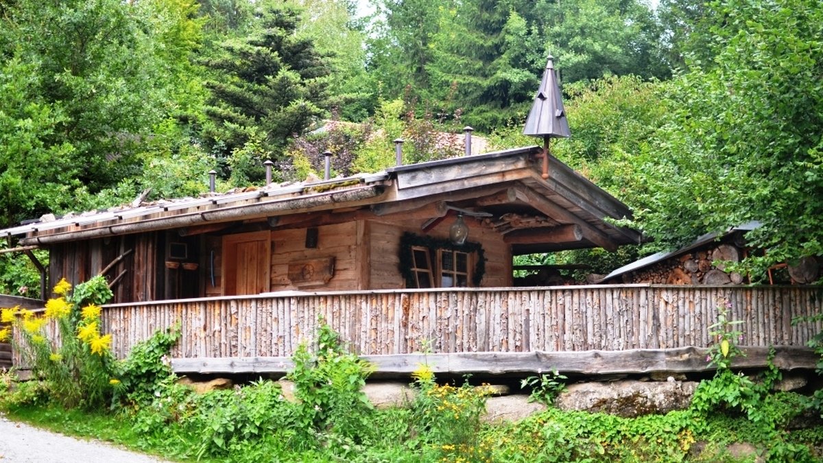 Urige Hütte Bayerischer Wald Selbstversorger Hütten für 10