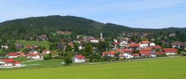 accomodations Bavarian Forest village landscape
