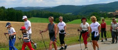 activity holiday Bavarian Forest nordic walking sports