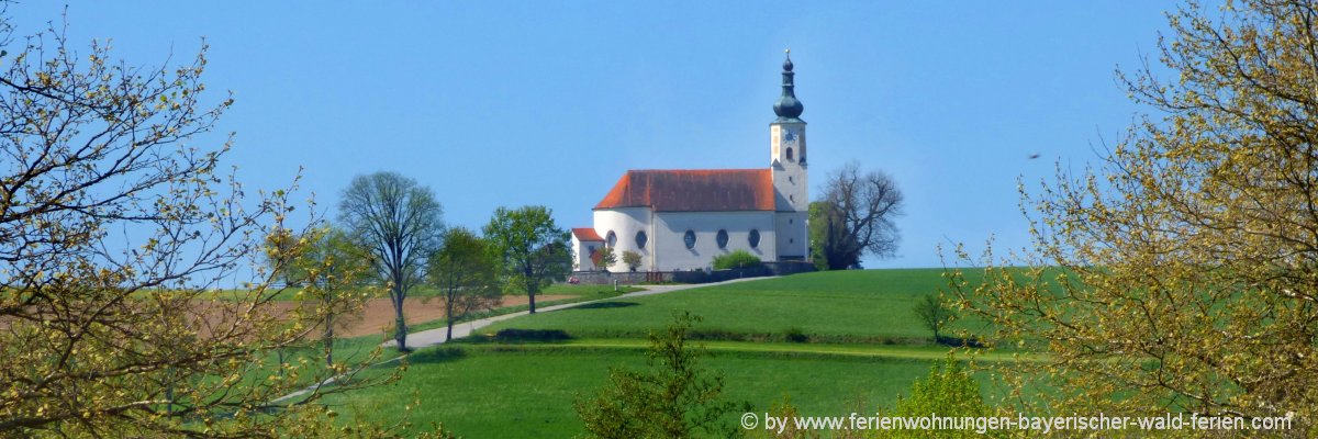 Sehenswürdigkeiten in Arrach - Ausflugsziele bei Bad Kötzting bad-kötzting-weissenregen-wallfahrtskirche-sehenswürdigkeiten