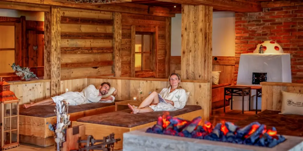 entspannen im Ruheraum im Wellnesshotel Bayerischer Wald