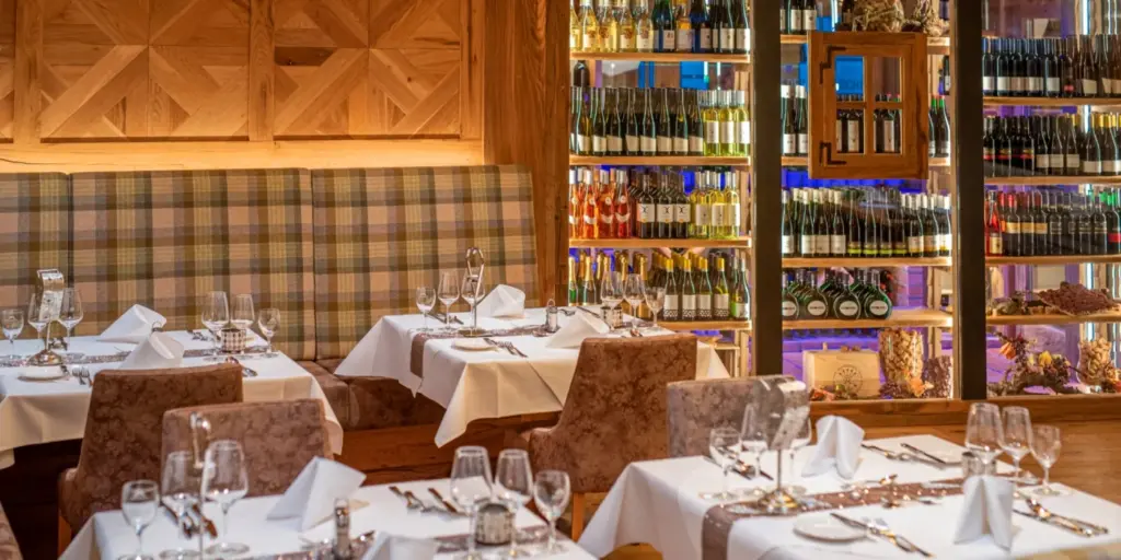 Restaurant mit Vinothek im Wellnesshotel Brunner Hof Bayerischer Wald