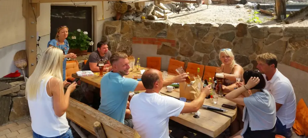 Unterkunft bei Altrandsberg, Neurandsberg und Zandt mit Terrasse und Garten