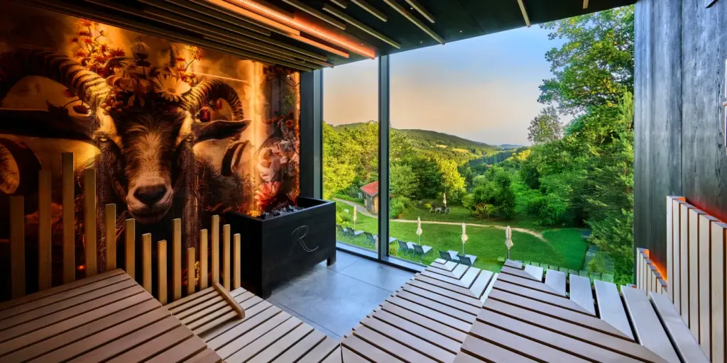Wellness Kurzreise Sankt Englmar Panorama Sauna Hotel Reinerhof in Niederbayern