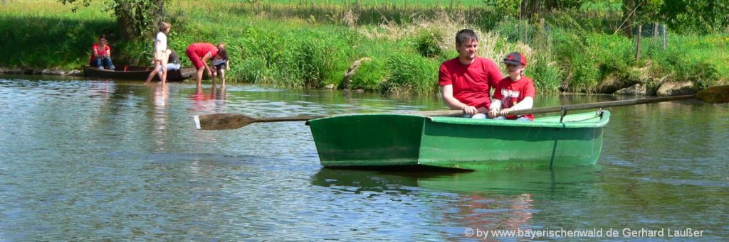Natururlaub in Deutschland mit Bootfahren