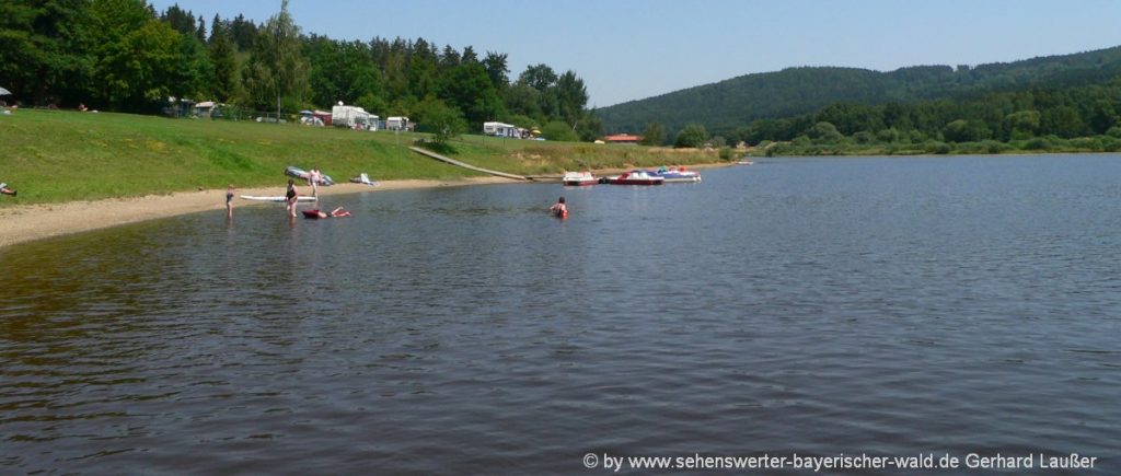 Seen zum Baden und Bootfahren Familienausflug in Bayern Seen zum Baden und Bootfahren